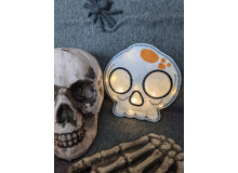 Stickdatei ITH - Halloween Laterne Totenkopf inkl. Süßigkeitenverstecker